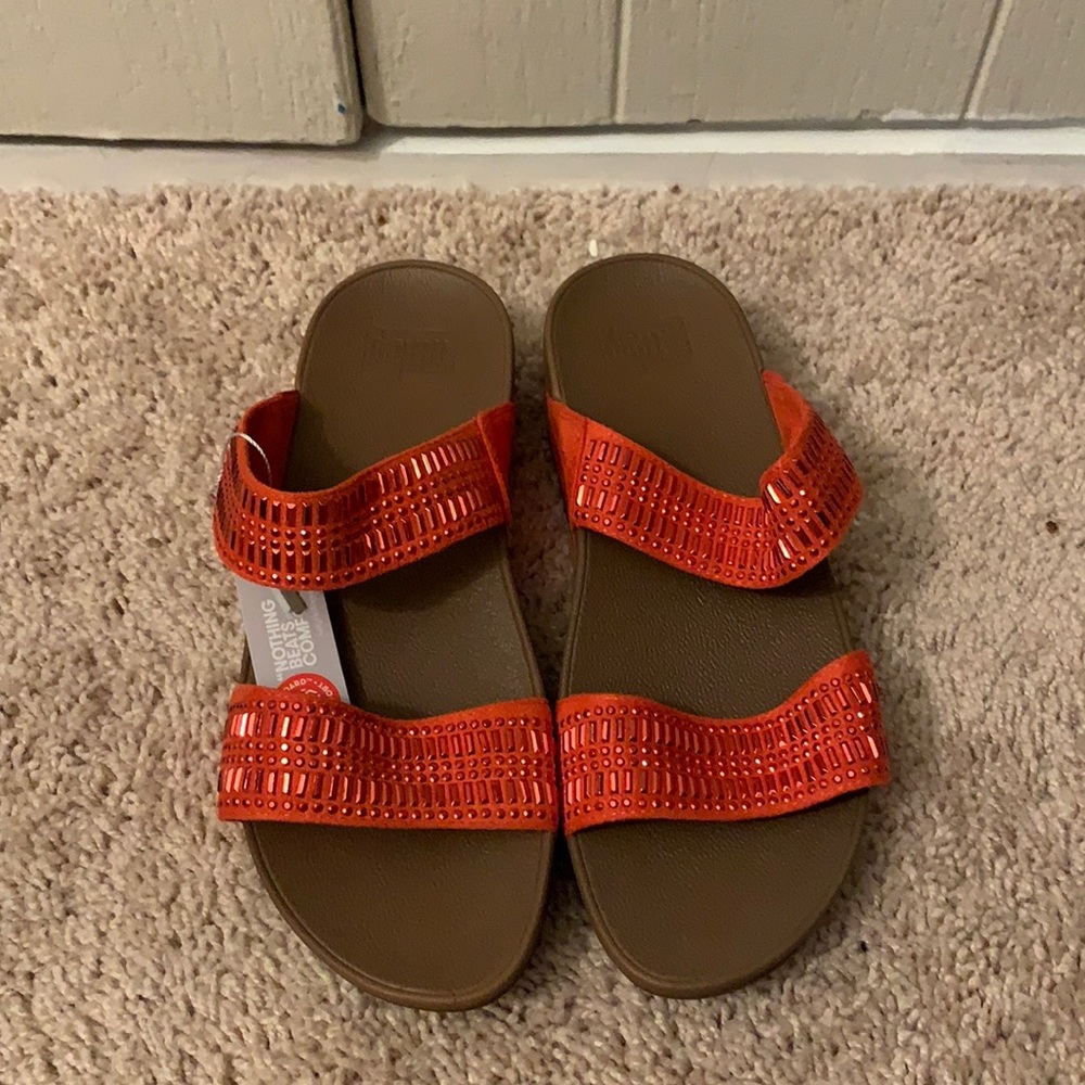 Red Orange FitFlop sandals
